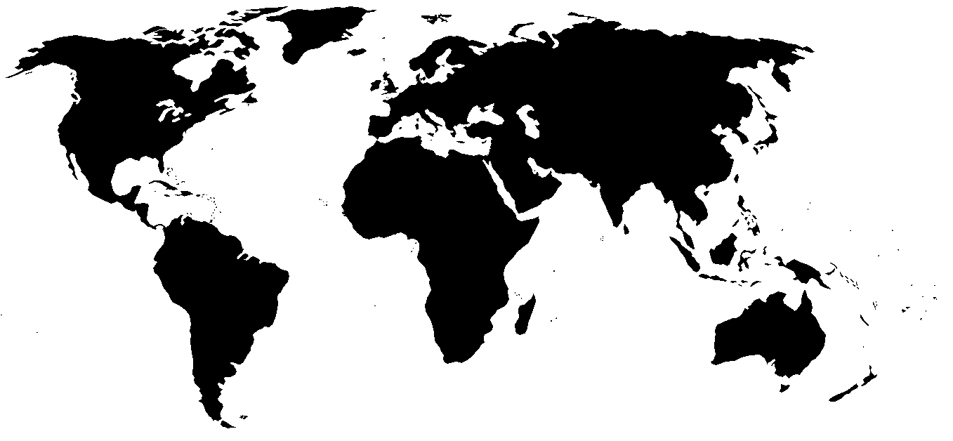 orange tinted map of the world, with Menlo Park (Silicon Valley) marked with a pin.